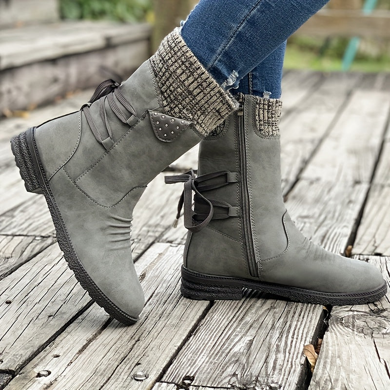 Celeste - Vintage Mid-Calf Boots