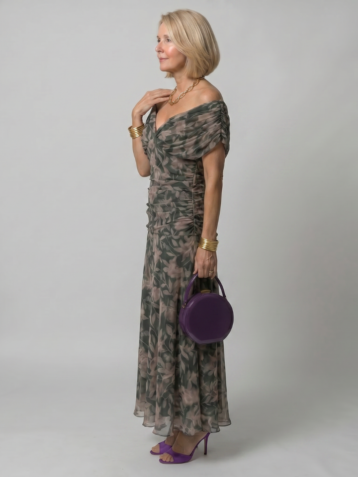 Violet - Off-Shoulder Flow Maxi Dress