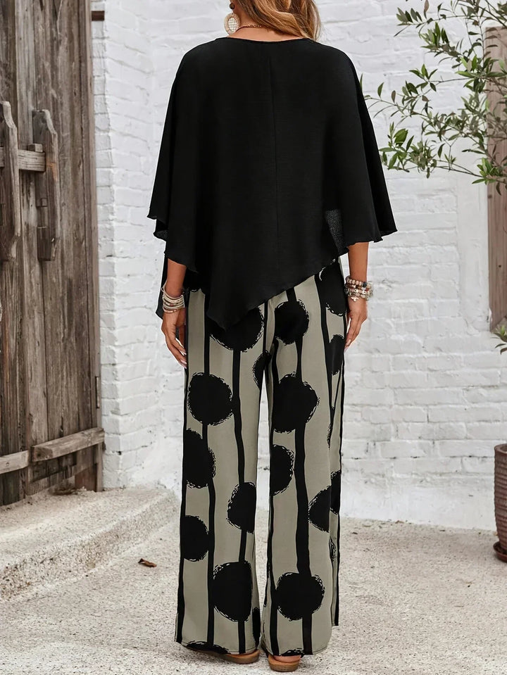 Kalliope - Elastic Waist Two-Piece Set