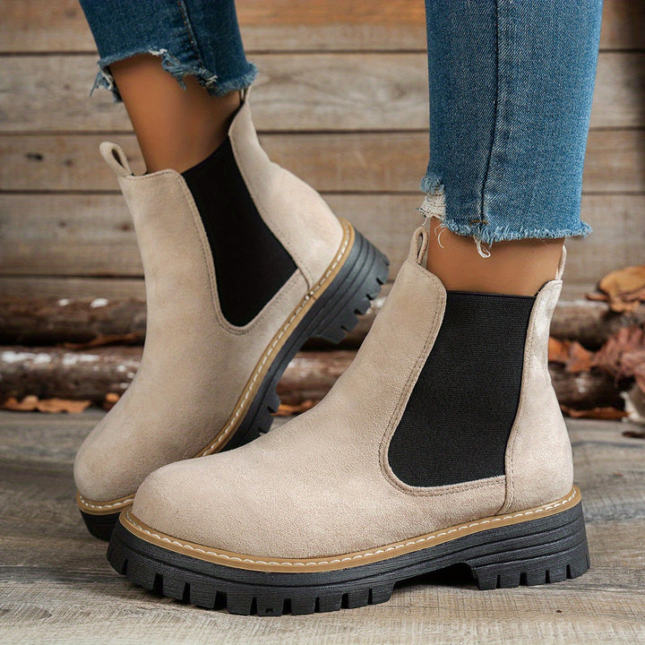 Mila - Chunky Platform Ankle Boots