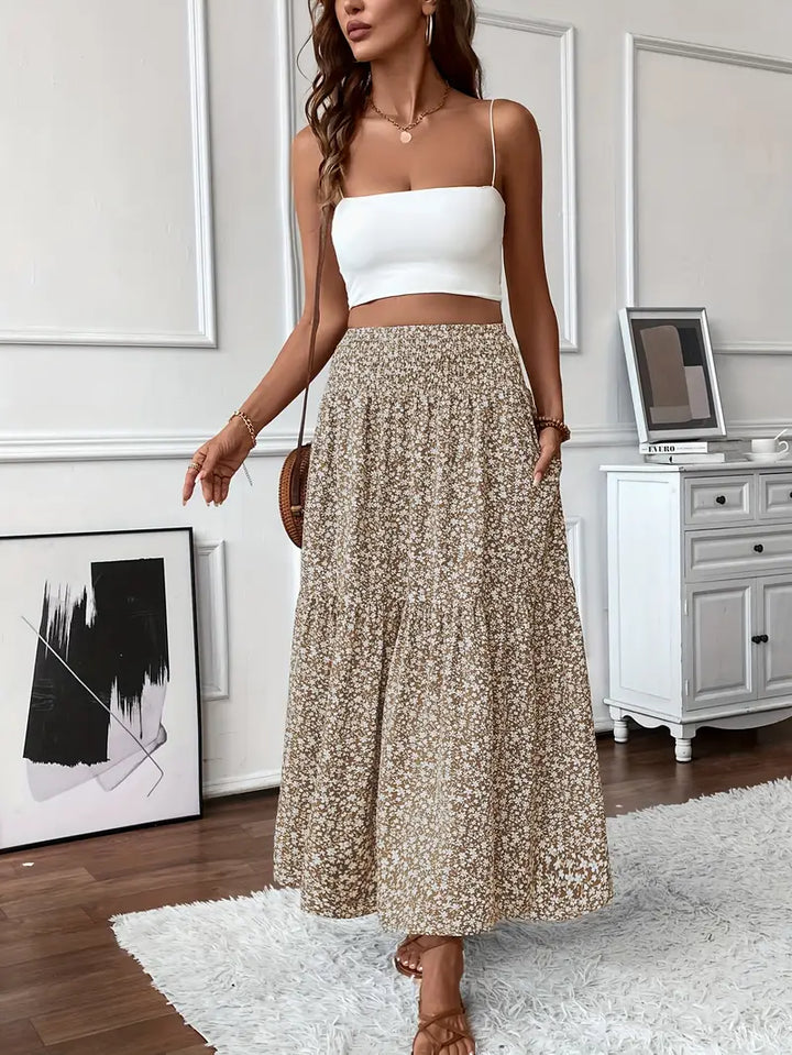 Elena - Ditsy Floral Skirt