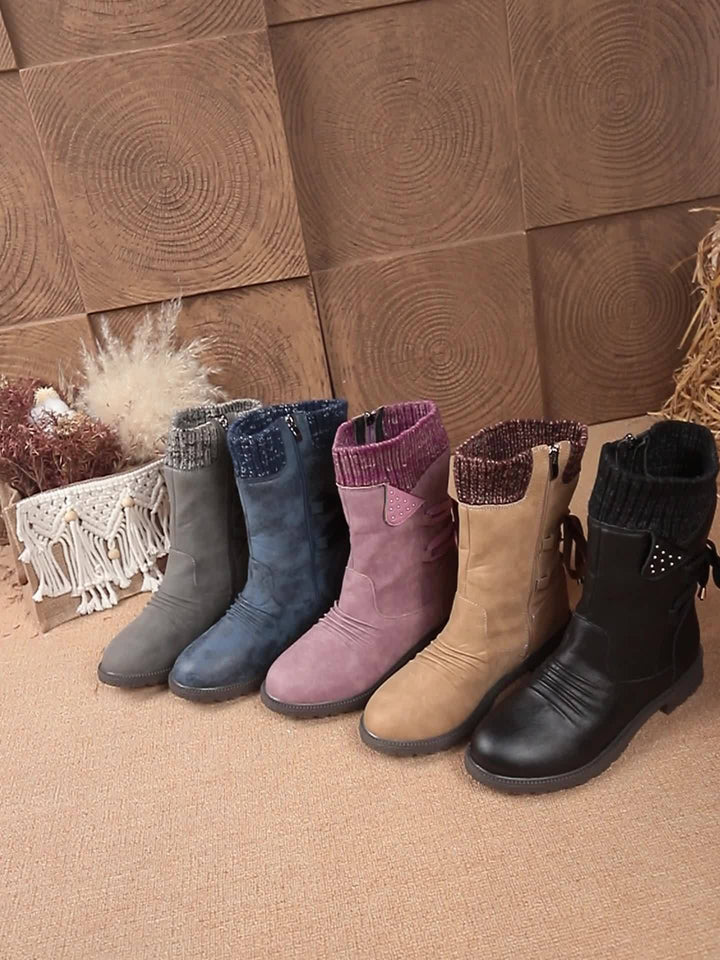 Celeste - Vintage Mid-Calf Boots