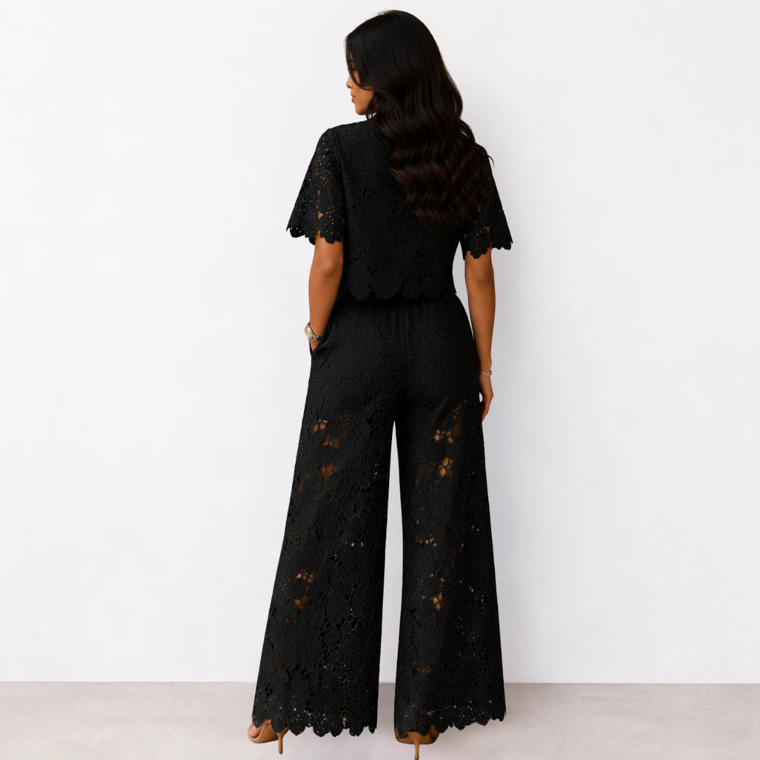 Florence - Eyelet Lace Two-Piece Set
