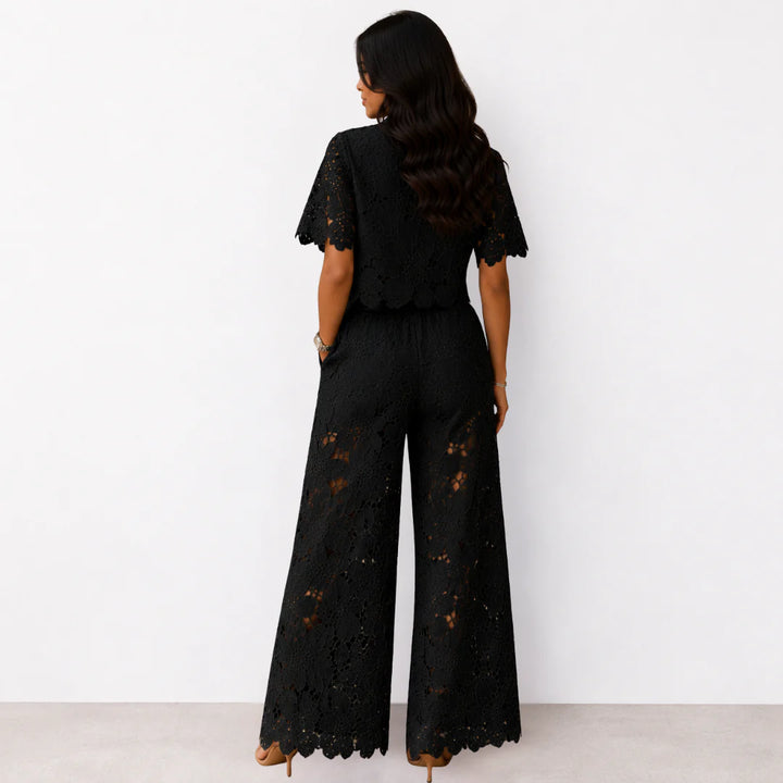 Florence - Eyelet Lace Two-Piece Set