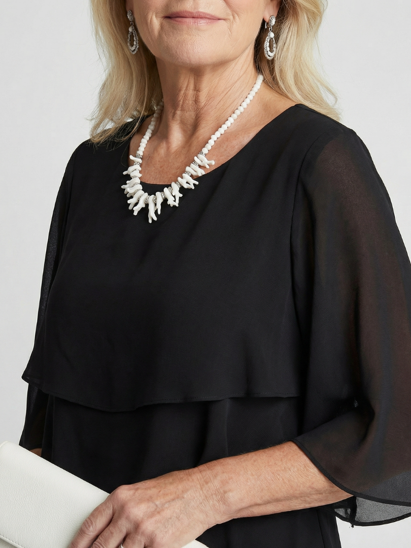 Brent - Layered Tier Midi Dress