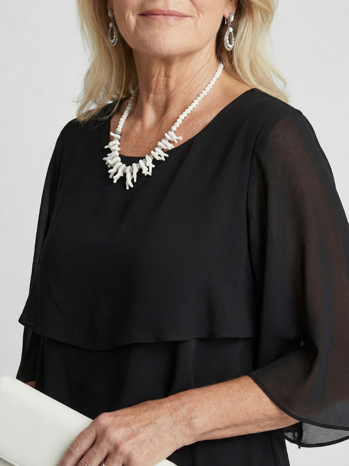 Brent - Layered Tier Midi Dress