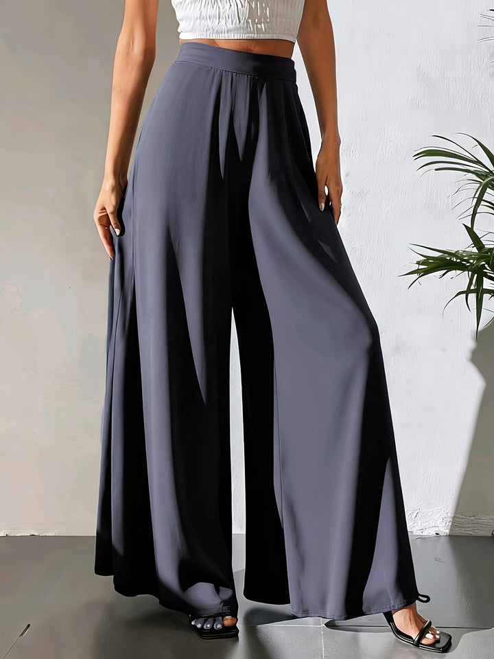 Noémie - Wide-Leg Trousers with Elastic Waist
