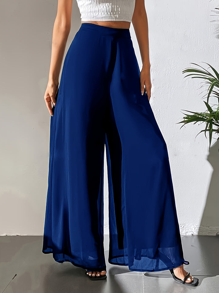 Noémie - Wide-Leg Trousers with Elastic Waist