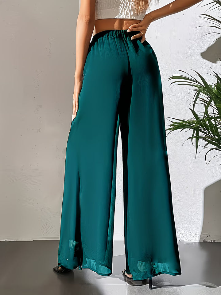 Noémie - Wide-Leg Trousers with Elastic Waist