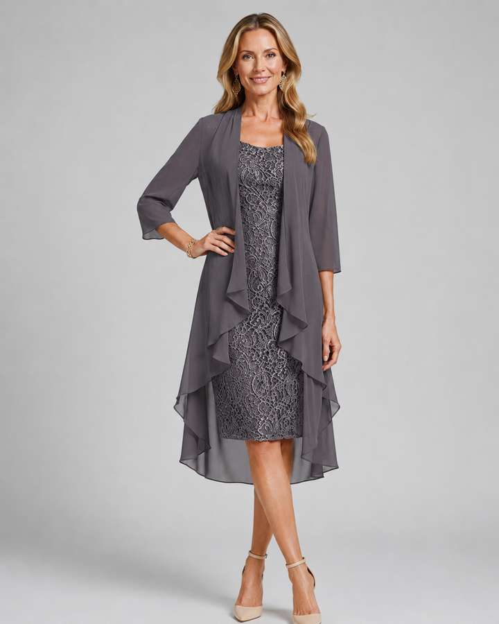 Aria - Lace Two-Piece Dress Set