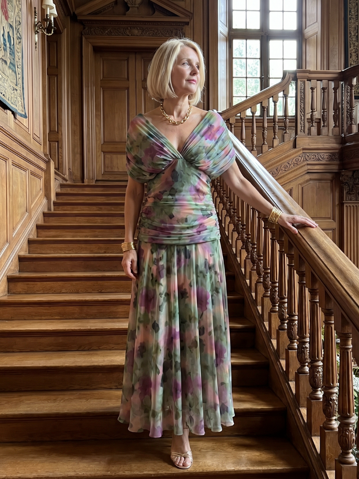 Violet - Off-Shoulder Flow Maxi Dress