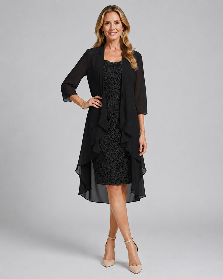 Aria - Lace Two-Piece Dress Set