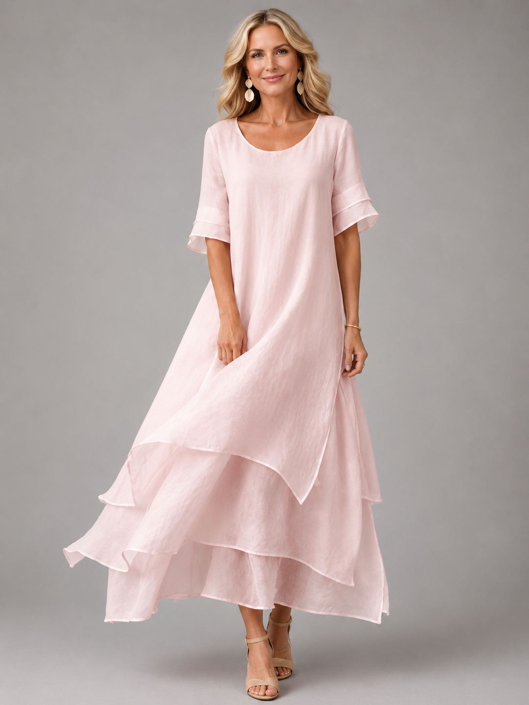 Liora - Tiered Flowing Grace Maxi Dress