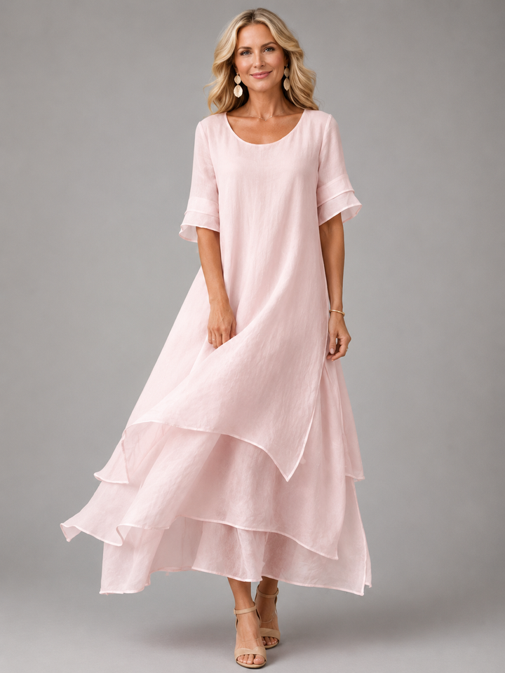 Liora - Tiered Flowing Grace Maxi Dress