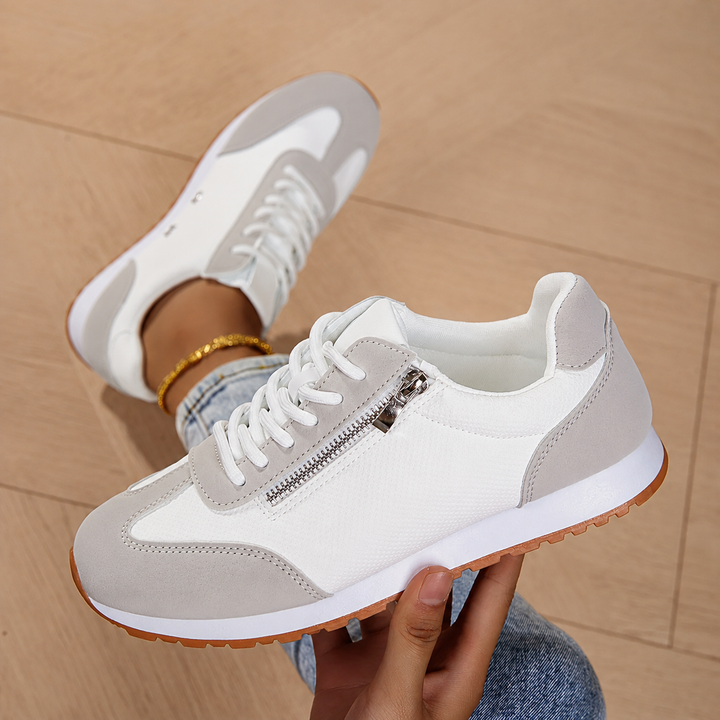 Zara - Lace-Up Side Zip Sneaker