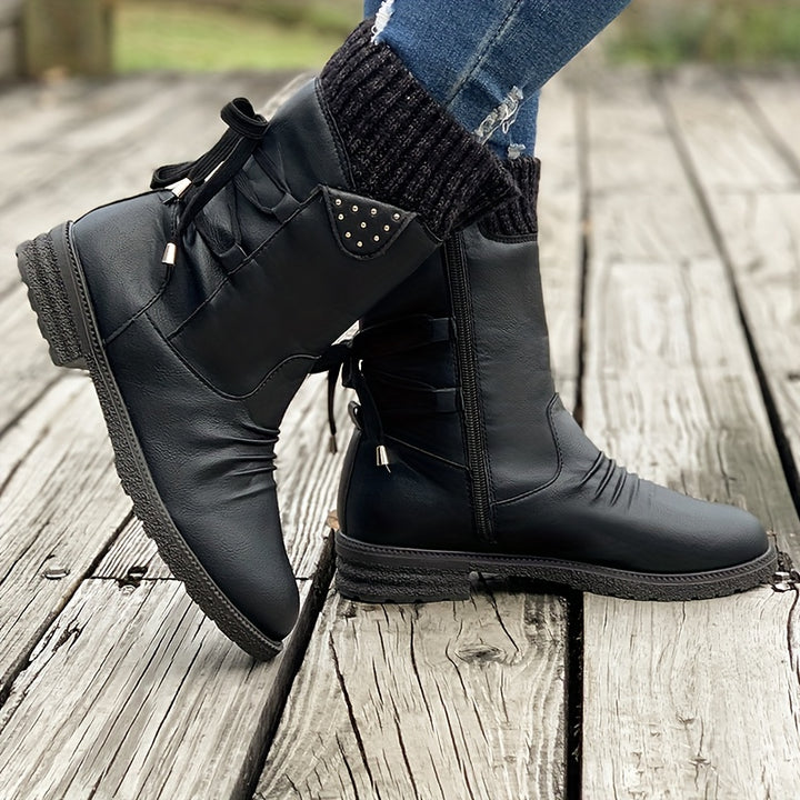 Celeste - Vintage Mid-Calf Boots