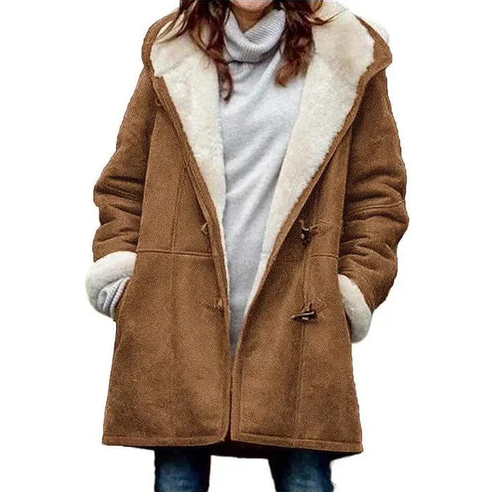 Salma - Fleece-Lined Duffle Coat
