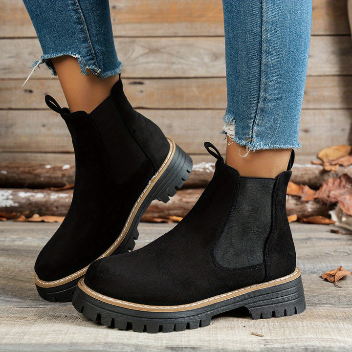 Mila - Chunky Platform Ankle Boots