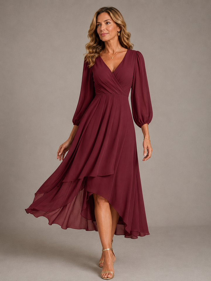Mia - Chiffon Flowing Long Dress