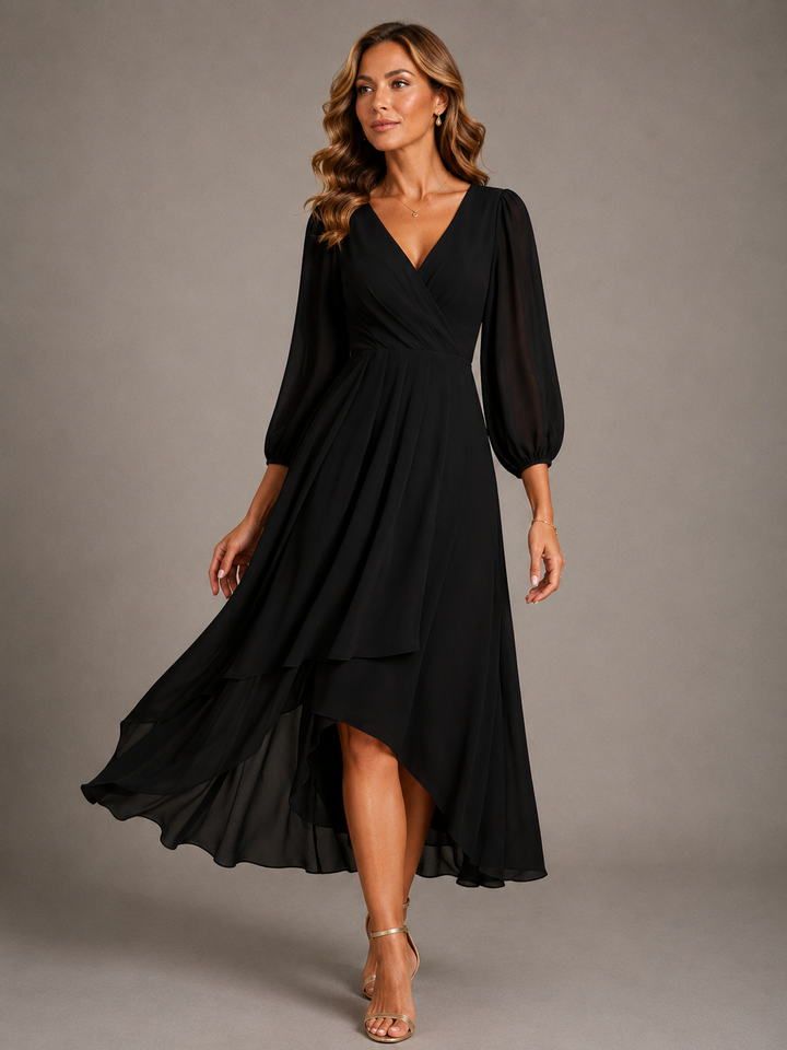 Mia - Chiffon Flowing Long Dress