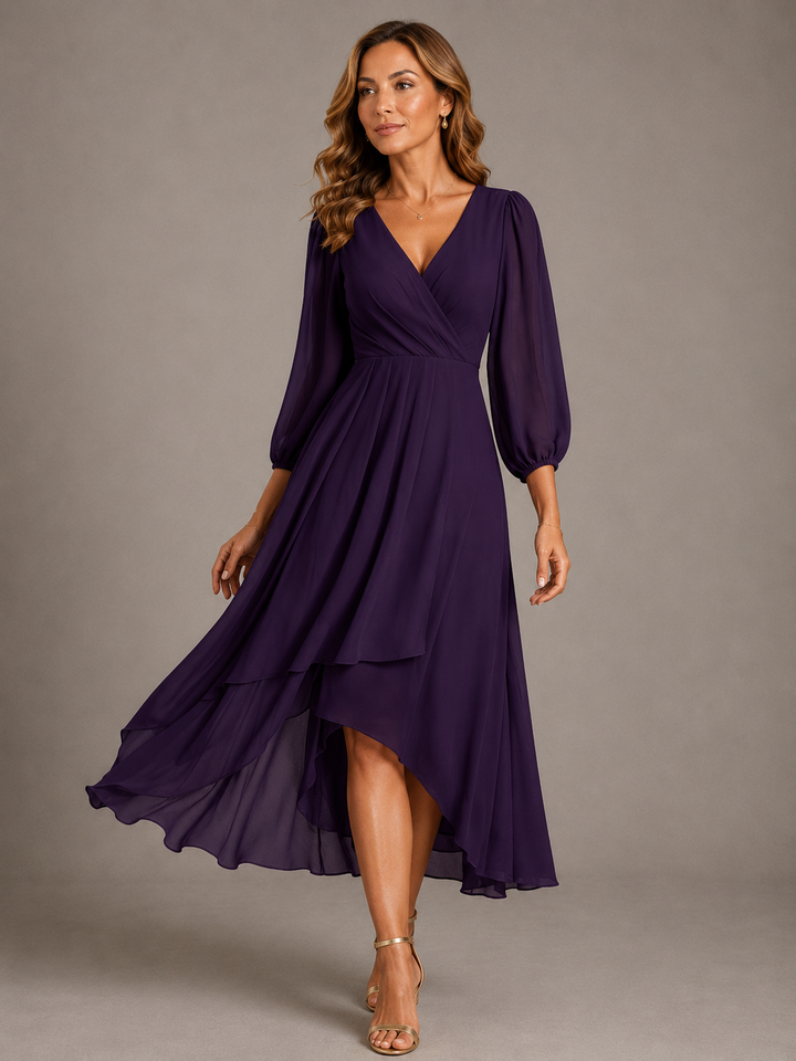 Mia - Chiffon Flowing Long Dress