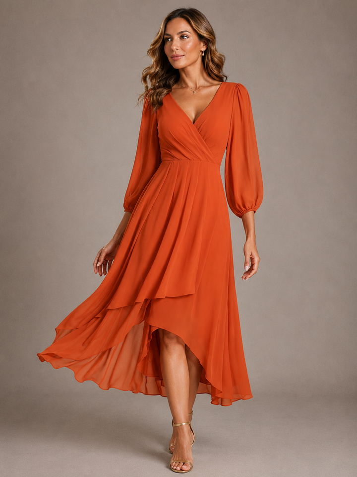 Mia - Chiffon Flowing Long Dress