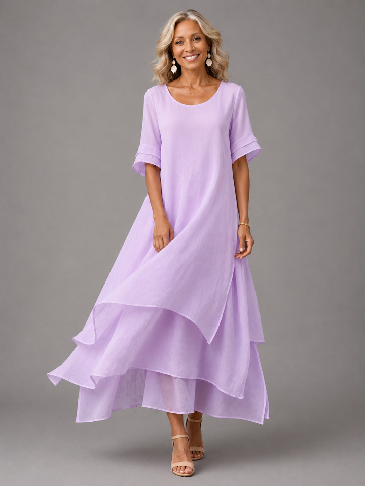 Liora - Tiered Flowing Grace Maxi Dress