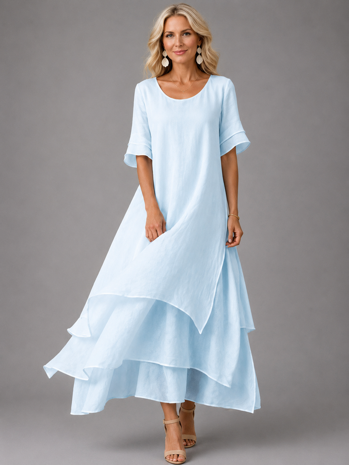 Liora - Tiered Flowing Grace Maxi Dress