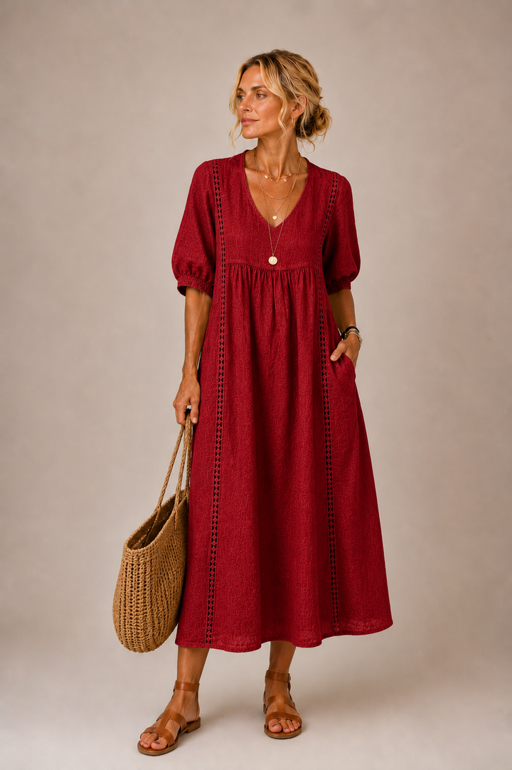 Elena - Lace Detail Dress