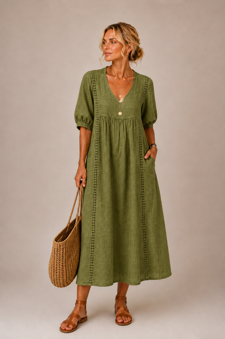 Elena - Lace Detail Dress