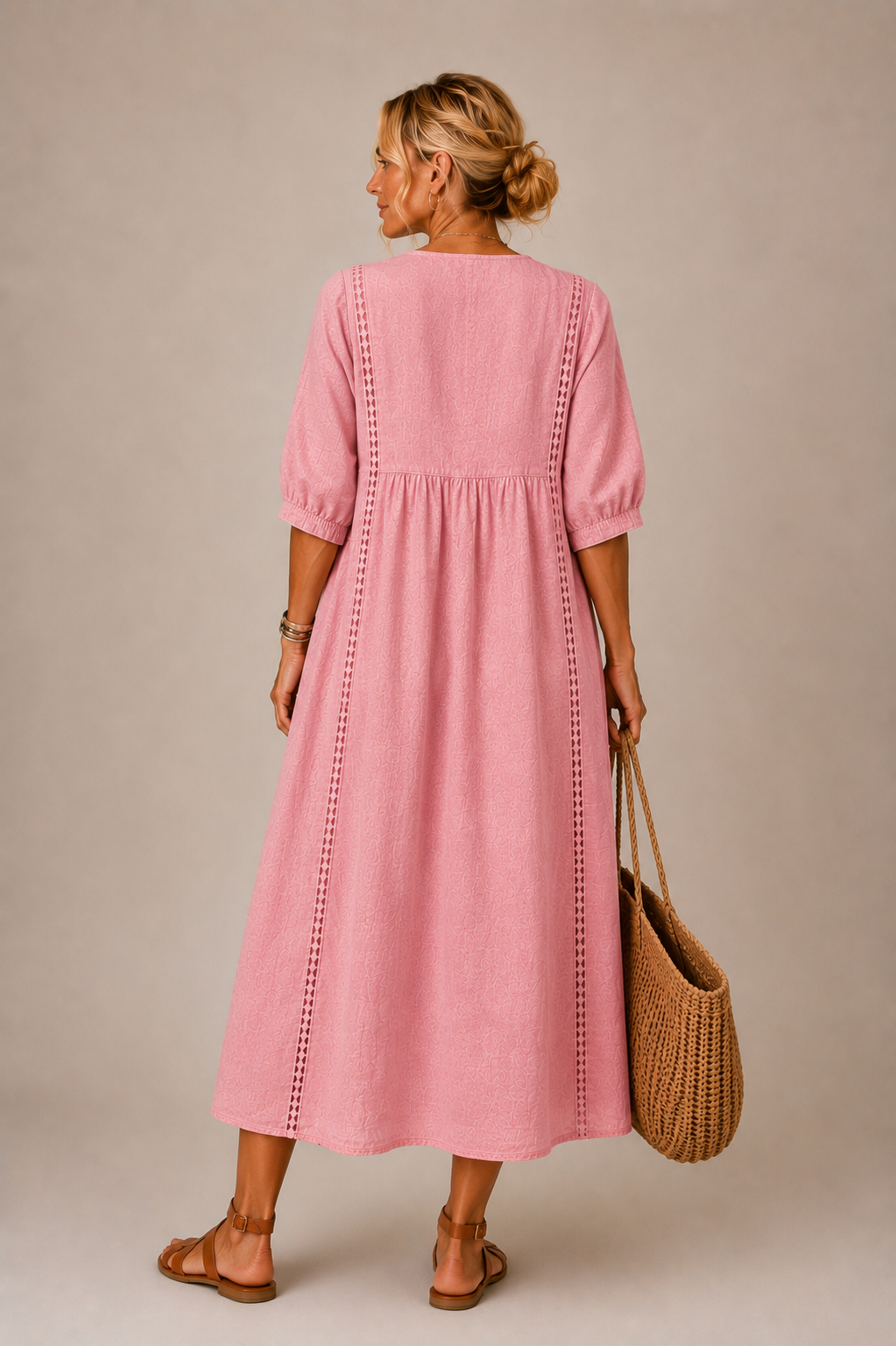 Elena - Lace Detail Dress