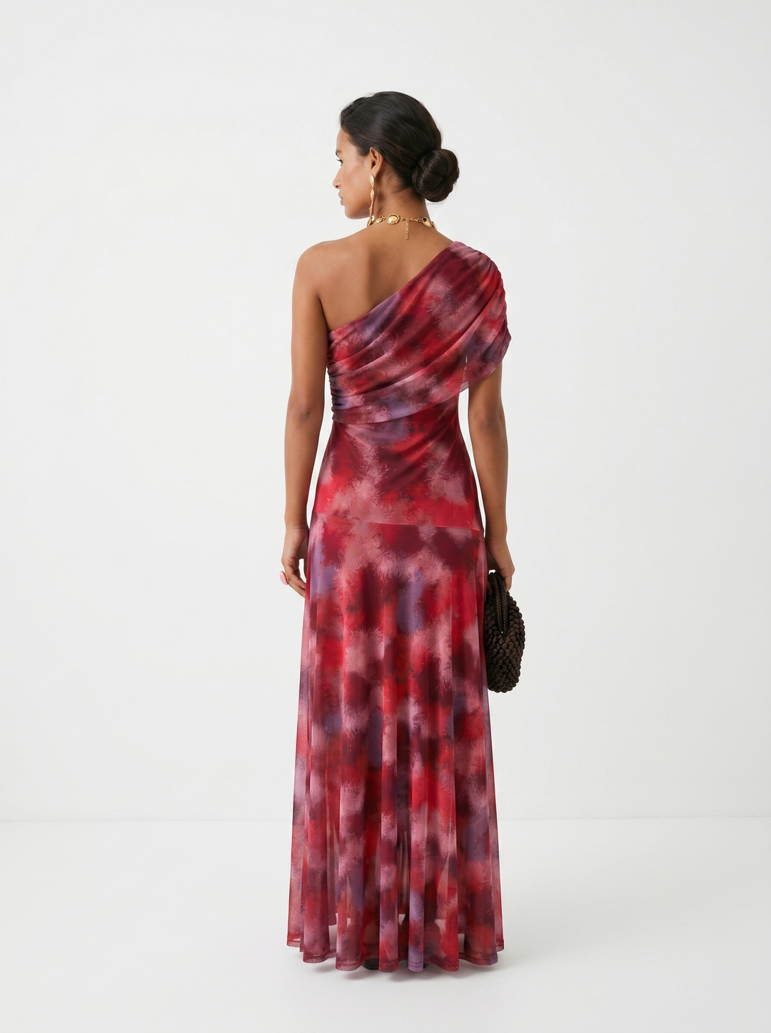 Carla - Off-Shoulder Draped Long Dress