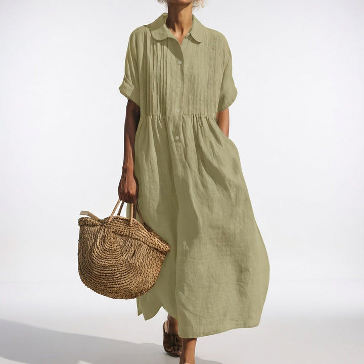 Lysandra - Flowing Shirt Dress
