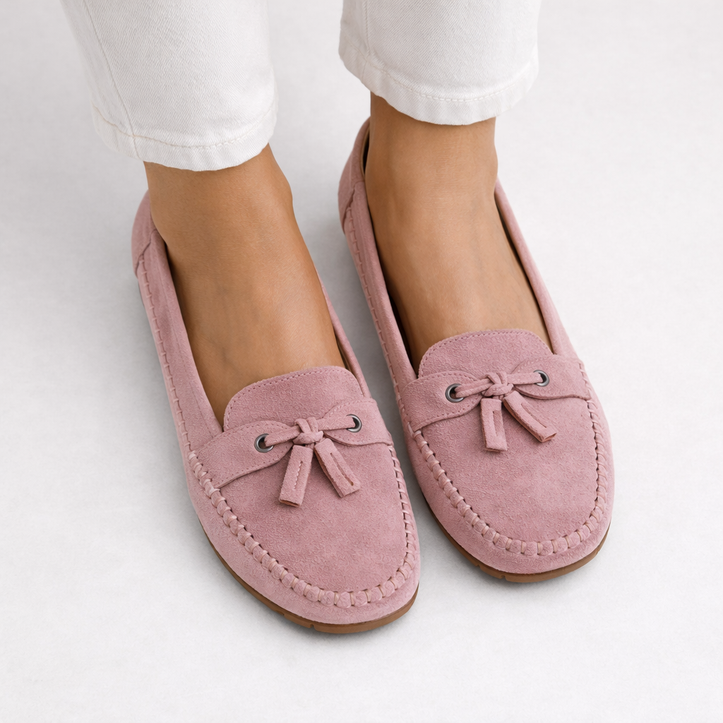 Joanna - Luxury Suede Loafers