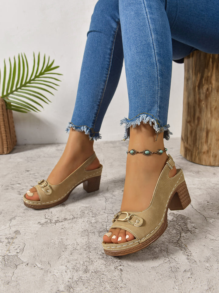 Sienna - Roman High Heel Sandals