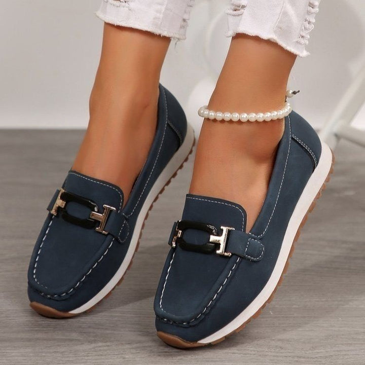 Naomi - Elegant Buckle Loafers