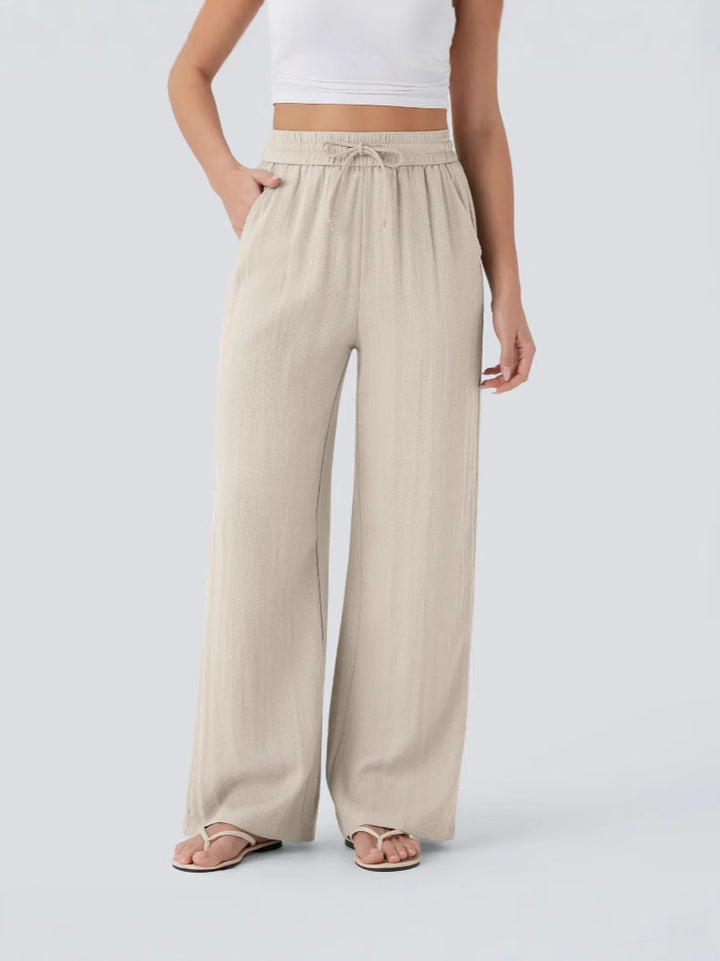 Maya - High-Waisted Wide-Leg Pants