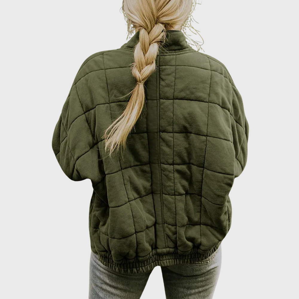Josiane - Elegant oversized quilted jacket