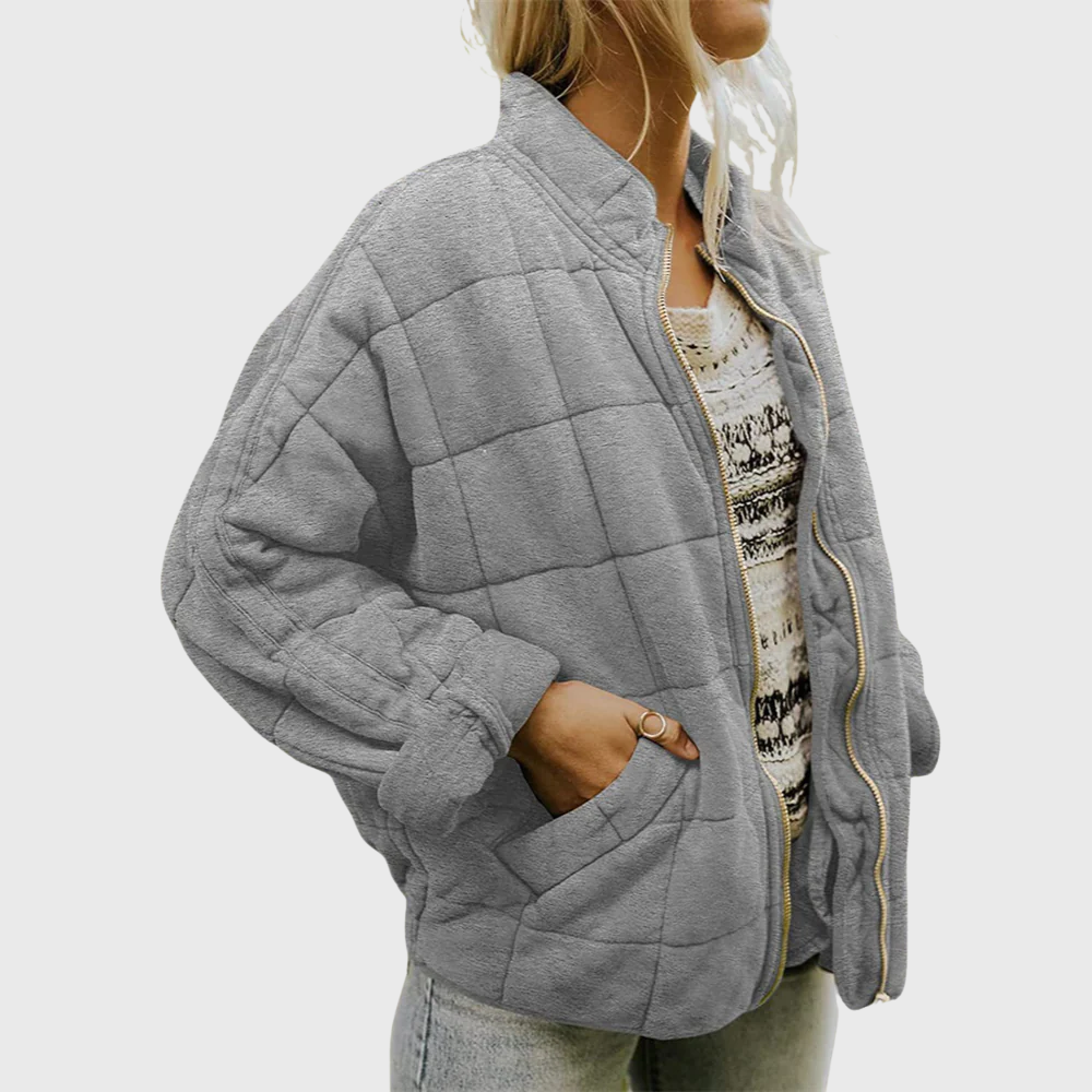 Josiane - Elegant oversized quilted jacket