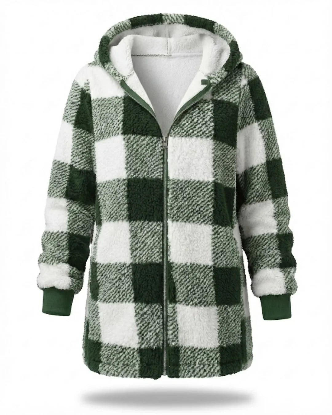 Sarah - Oversized Plaid Coat