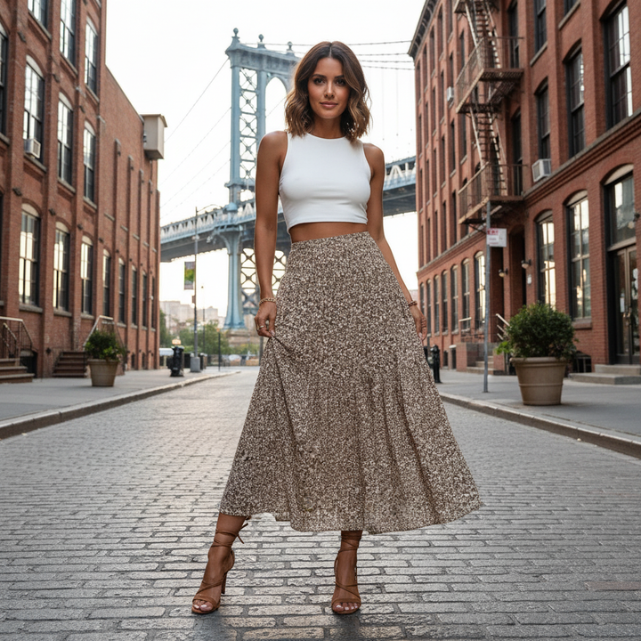 Elena - Ditsy Floral Skirt