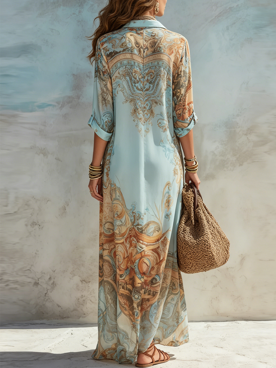 Lorna - Mediterranean Shirt Dress