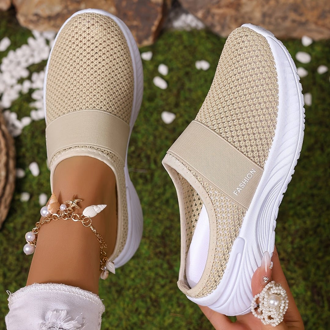Lily - Slip-On Sneakers in Breathable Fabric