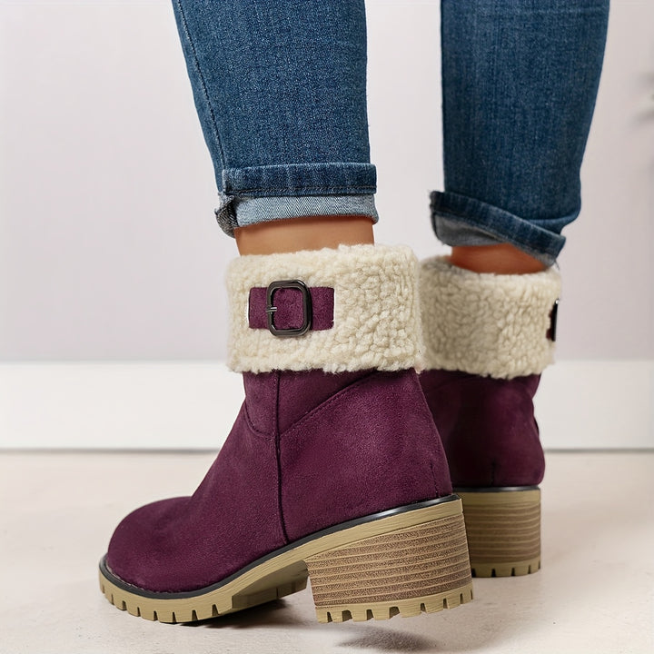 Zara - Warm Zip Ankle Boots