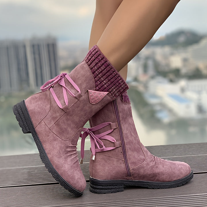 Celeste - Vintage Mid-Calf Boots