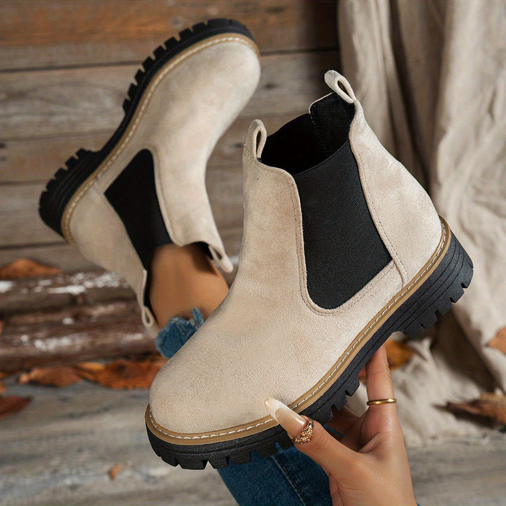 Mila - Chunky Platform Ankle Boots