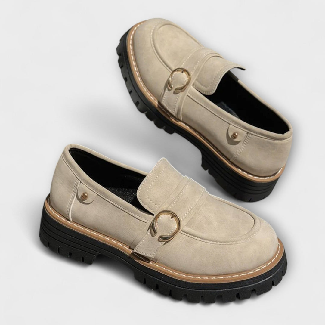 Lora - Round Toe Loafers