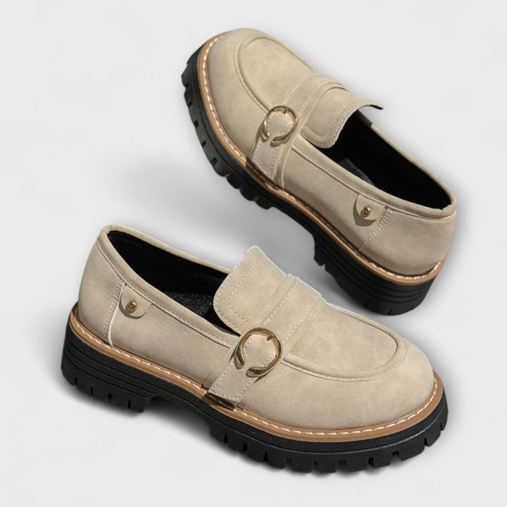 Lora - Round Toe Loafers