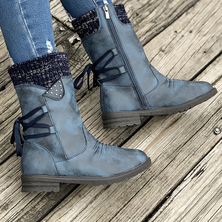 Celeste - Vintage Mid-Calf Boots
