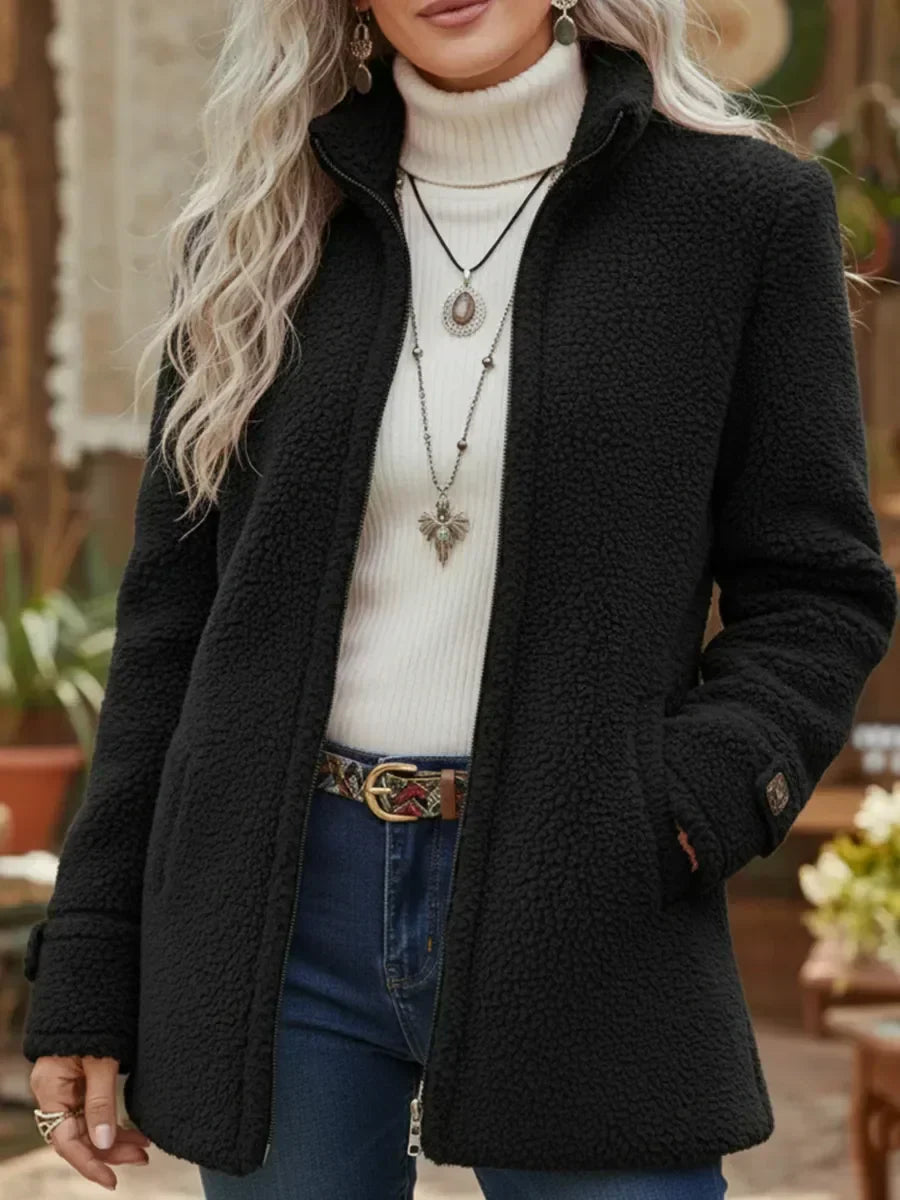 Carissa - Full-Zip Stand Collar Jacket